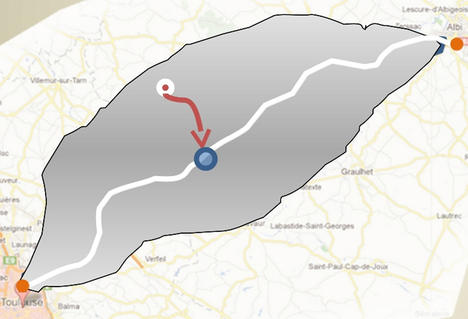 carte de covoiturage dynamique
